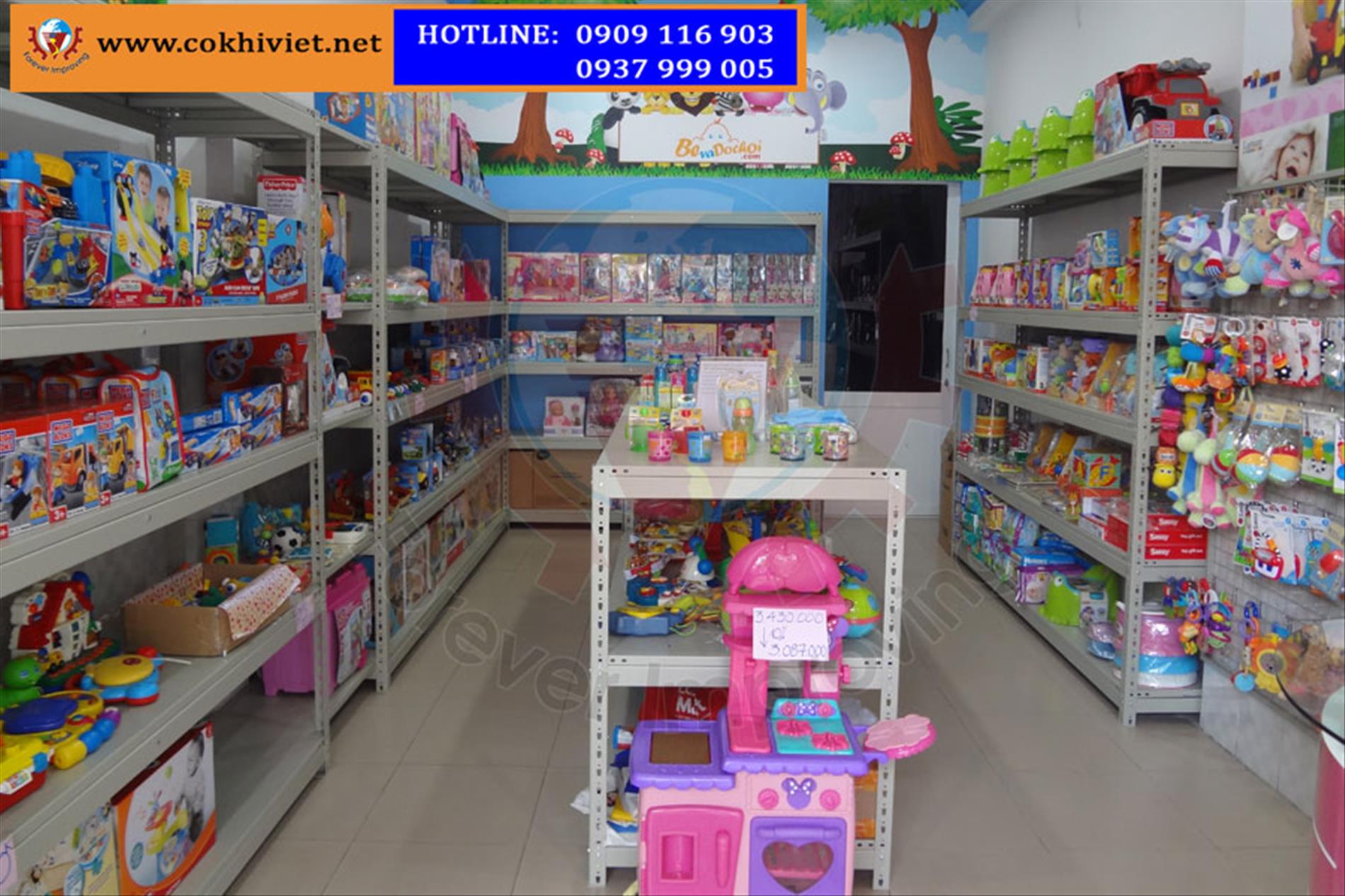 Chuyên sản xuất, lắp đặt kệ sắt để hàng chất lượng, giá tại xưởng
