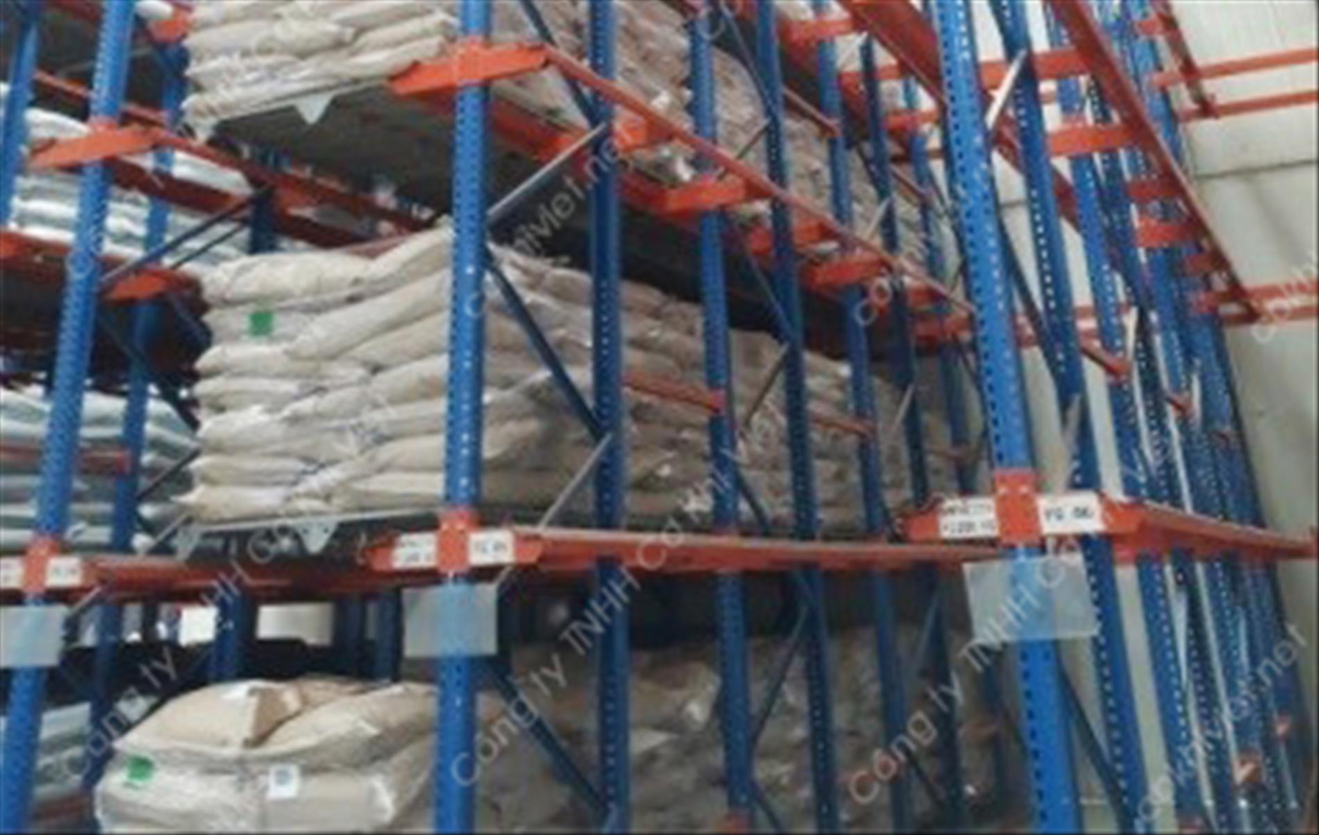 Cơ Khí Việt bảo trì hệ thống Kệ Drive - in tại công ty xuất khẩu nông sản