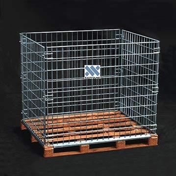 Pallet lồng gỗ - sắt