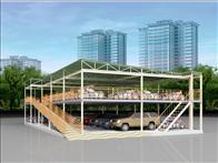 Nhà xe 2 tầng